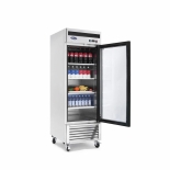 Atosa  27" Stainless Steel Hinged Glass 1 Door Cooler MCF8705GR