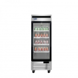 Atosa  27" Stainless Steel Hinged Glass 1 Door Cooler MCF8705GR