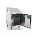 ATOSA 27" Refrigerated MEGA Top Sandwich Prep. Table with 12 x 1/6 poly pans MSF8305GR 