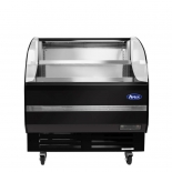 ATOSA 39" Black Exterior Horizontal Open Air / Air Curtain Cooler Merchandiser ATHOM-39 