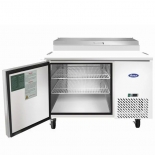 ATOSA 44" Refrigerated Pizza Prep Table with 6 x 1/3 size stainless steel pan MPF8201GR