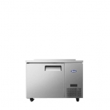 ATOSA 44" Stainless Steel Right Side Mount Left Hinged Solid 1 Door Worktop Cooler with backsplash MGF44GR