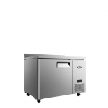 ATOSA 44" Stainless Steel Right Side Mount Left Hinged Solid 1 Door Worktop Cooler with backsplash MGF44GR
