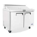 ATOSA 48" Refrigerated Standard Top Sandwich Prep. Table  with 12 x 1/6 poly pans MSF8302GR 