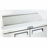 ATOSA 48" Refrigerated Standard Top Sandwich Prep. Table  with 12 x 1/6 poly pans MSF8302GR 