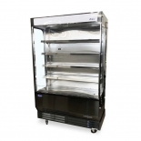 ATOSA  50" Black Exterior Vertical  Air Curtain Cooler / Open Air Cooler Merchandiser AOM-50B