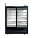 ATOSA 54" Black Exterior 2 Sliding Glass Door Cooler MCF8727GR  