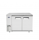 ATOSA 59" Stainless Steel HInged Solid 2 Door Back Bar Cooler MBB59GR 