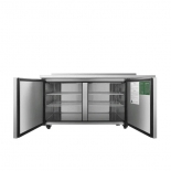 ATOSA 67" Right Side Mount Hinged Solid 2 door Worktop cooler with backsplash MGF67GR 