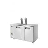 ATOSA 68" Stainless Steel Hinged Solid 2 Doors Direct Draw Keg Cooler with 2 Beer Tap Towers MKC68GR 