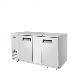 ATOSA 69" Stainless Steel Hinged Solid 2 Door Back Bar Cooler MBB69GR 