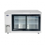 Atosa 69" Stainless Steel Sliding Glass 2 Doors Shallow Depth Back Bar Cooler SBB69SGGRAUS1