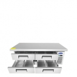 ATOSA 72" Refrigerated 4 drawer Chef Base MGF8453GR