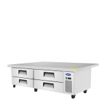 ATOSA 76" Refrigerated 4 Drawer Chef Base, Extended Top MGF8454GR