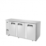 ATOSA 90" Stainless Steel Hinged Solid 3 Door Back Bar Cooler MBB90GR 