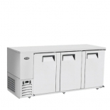 ATOSA 90" Stainless Steel Hinged Solid 3 Door Back Bar Cooler MBB90GR 