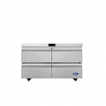 ATOSA AUF48D4 48" Stainless Steel 4 Drawers Under Counter Freezer