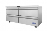 ATOSA AUF60D4 60" Stainless Steel 4 Drawers Under Counter Freezer