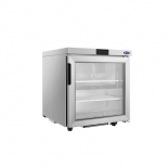 ATOSA AUR27GD 27" Stainless Steel Right Hinged Glass 1 Door Under Counter Cooler