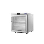 ATOSA AUR27GD 27" Stainless Steel Right Hinged Glass 1 Door Under Counter Cooler