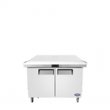 ATOSA MSF8306GR-NTCV Refrigerated 48" MEGA Top Sandwich Prep. Table with Night Covers and 18 x 1/6 poly pans 