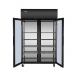 ATOSA PLUS-F2B-GD-S-PT Top Mount Compressor Pass Thru Hinged FRONT & REAR Glass Doors Cooler