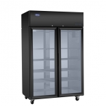 ATOSA PLUS-F2B-GD-S-PT Top Mount Compressor Pass Thru Hinged FRONT & REAR Glass Doors Cooler