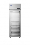 ATOSA PLUS-R1-GS-R-PT Top Mount Compressor Pass Thru RIGHT Hinge FRONT Glass Doors Cooler