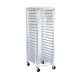 Browne  57913400 Clear Rack Cover with zippers 23"W x 28"D x 62"H