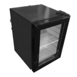 EFI C1-21GDCT Black Exterior Counter Top Right Hinged Single Glass Door Cooler