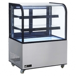 EFI CGCM-3648 37" Curved Glass Refrigerated Display Cooler / Case