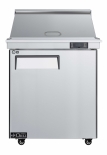 EFI CMDR1-27VC-R 27" Stainless Steel Right Hinged Solid Door Stainless Steel Mega Top Prep Cooler