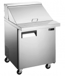 EFI CMDR1-27VCX 27" Stainless Steel Right Hinged Solid Door Stainless Steel Mega Top Prep Cooler