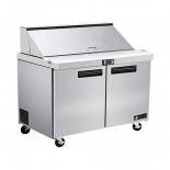 EFI CMDR2-48VC 48" Stainless Steel 2 Doors Mega Top Prep Cooler