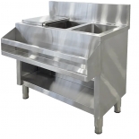 EFI CMU-42 Stainless Steel Cocktail Mix unit Cocktail sink with ice bin