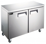 EFI CUDR2-36VCX 36" Stainless Steel Hinged Solid 2 Doors Undercounter Cooler