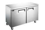 EFI CUDR2-48VCX 48" Stainless Steel Hinged Solid 2 Doors Undercounter Cooler