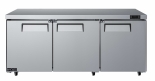 EFI CUDR3-72VC 72" Stainless Steel Hinged Solid 3 Doors Undercounter Cooler