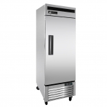 EFI F1-27VC 27" Stainless Steel Exterior Right Hinged Solid 1 Door Freezer Reach In Bottom-Mount