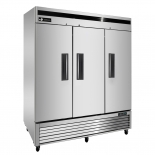 EFI F3-82VC 82" Stainless Steel Hinged Solid 3 Doors Reach In Freezer Bottom Mount