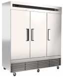 EFI F3-82VCX 82" Stainless Steel Hinged Solid 3 Doors Reach In Freezer Bottom Mount