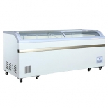 EFI FCCG-79 79" Chest Freezer with Curved Glass Top