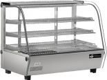 EFI HGCM-CT-3427-WH 34" Curved Glass Heated Countertop Display Warmer