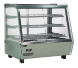 EFI HGSM-CT-2727-SF 27" Rear and Front Sliding Glass Doors Heated Countertop Display Warmer