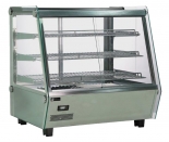 EFI HGSM-CT-3427-SF 34" Rear and Front Sliding Glass Doors Heated Countertop Display Warmer
