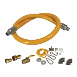 Encore® GHM-012KTC136 Commercial 1/2" x 36" Gas Hose Connecter Kit