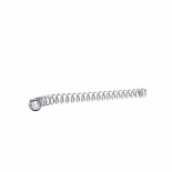 Encore® K50-X033-Z Gooseneck Spring, Conventional, Heat Treated, Pre-Rinse, Chrome Nickel Plated, Retail Packaging