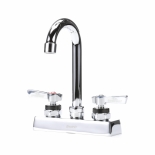 Encore® KL41-4000-SE1Z Deck Mount Faucet 4" OC with 3-1/2" Rigid Gooseneck Spout