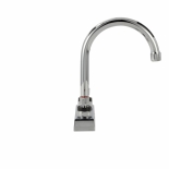 Encore® KL41-4002-SE1Z Deck Mount Faucet 4" OC with 6-1/2" Swivel Gooseneck Spout with Lever Handles