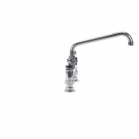 Encore® KL61-8012-SE1Z Brass Chrome Plated 8" OC Deck Mount Faucet with 12" Swivel Spout